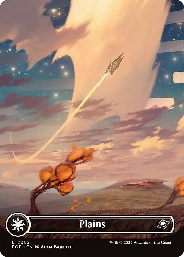Plains (0262) (Borderless) [Edge of Eternities] | The CG Realm