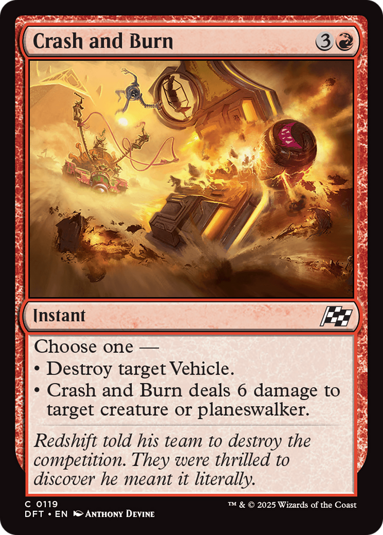 Crash and Burn [Aetherdrift] | The CG Realm