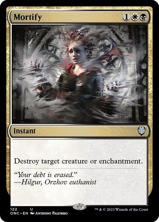 Mortify (ONC-122) - Phyrexia: All Will Be One Commander