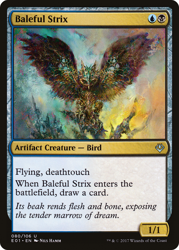 Baleful Strix (AC2-080) - Archenemy: Nicol Bolas