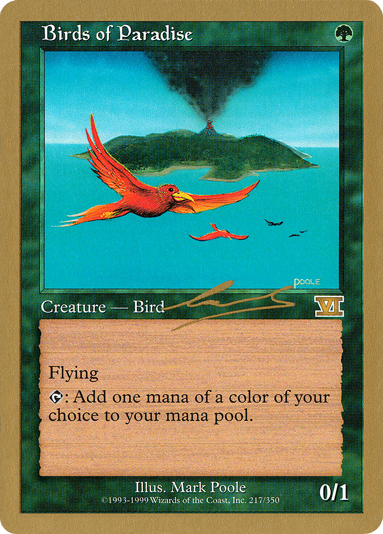 Birds of Paradise - 2000 Nicolas Labarre (6ED) (WCD-) - World Championship Decks 2000