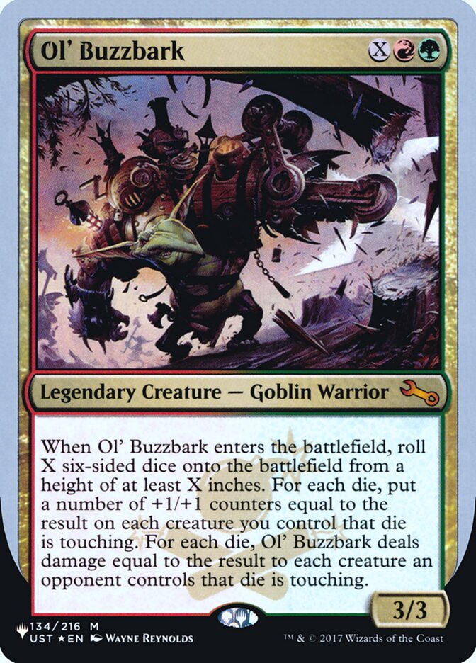 Ol' Buzzbark (Unfinity Foil Edition) [The List] | The CG Realm