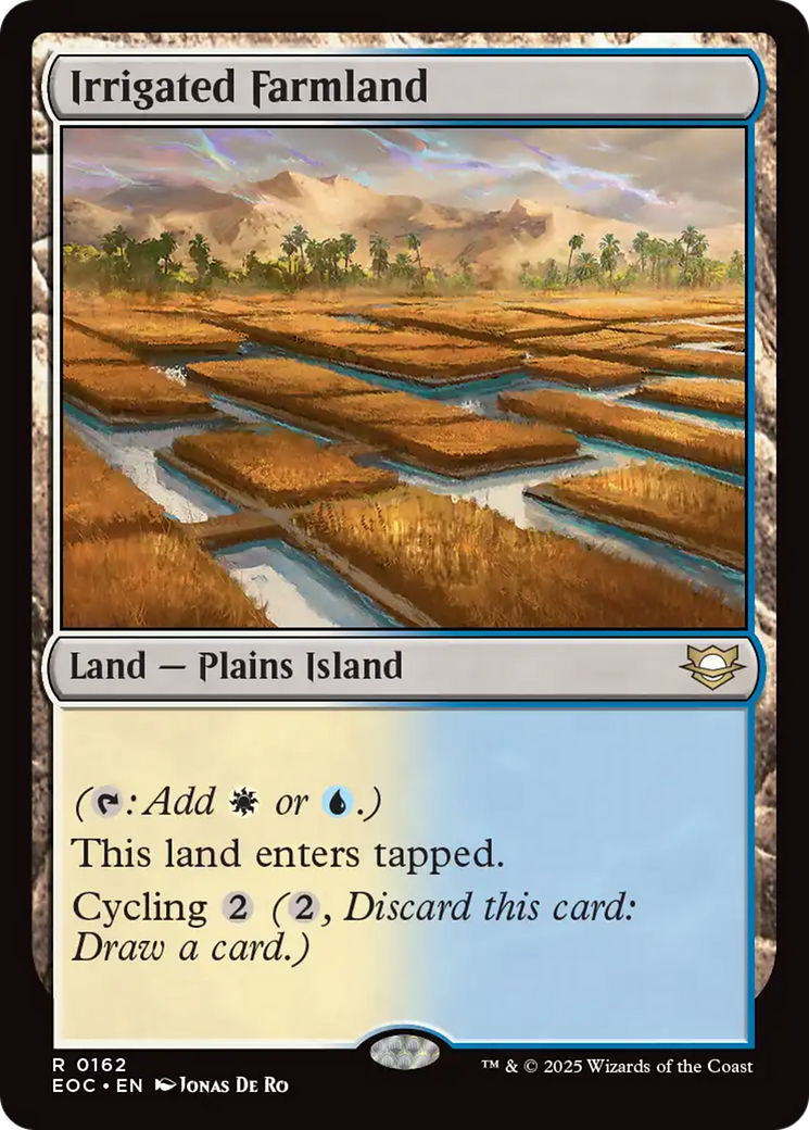 Irrigated Farmland [Edge of Eternities Commander] | The CG Realm