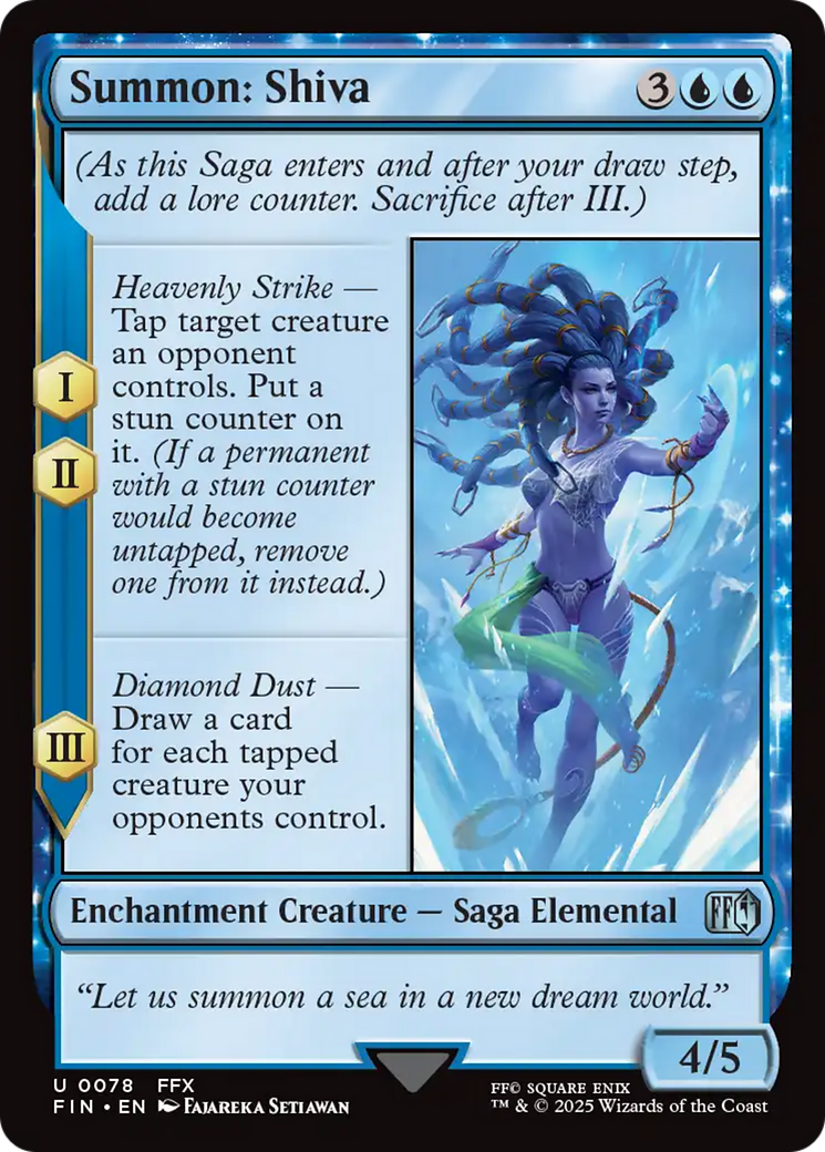 Summon: Shiva [FINAL FANTASY] | The CG Realm