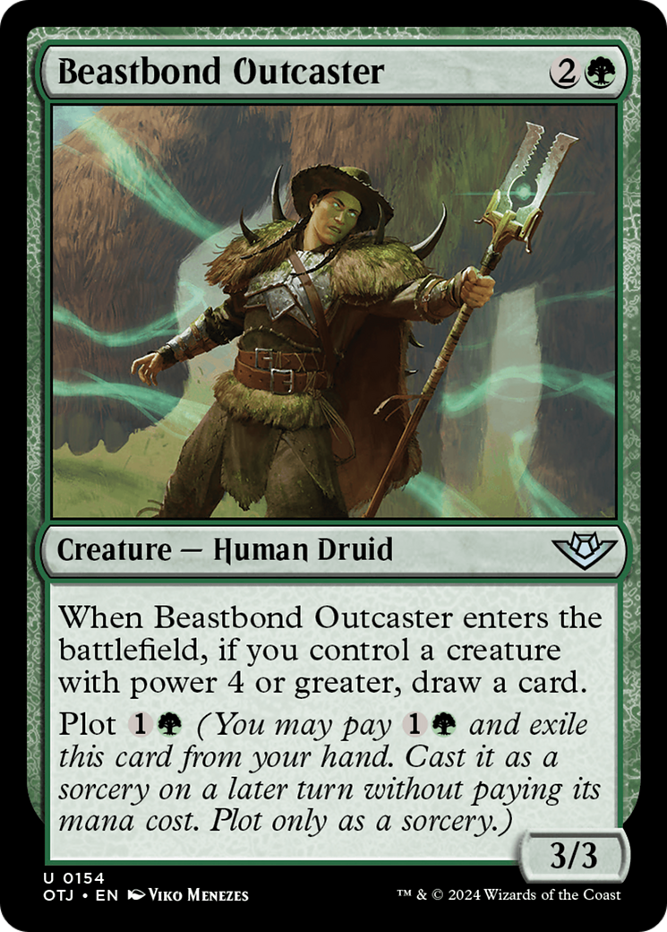 Beastbond Outcaster (OTJ-154) - Outlaws of Thunder Junction
