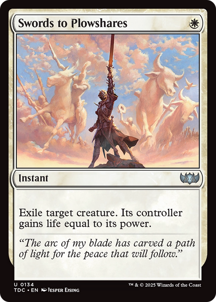 Swords to Plowshares [Tarkir: Dragonstorm Commander] | The CG Realm