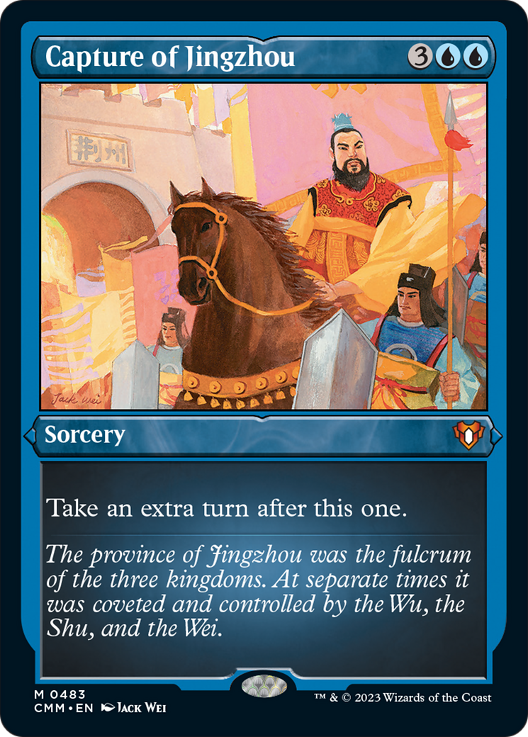 Capture of Jingzhou (Foil Etched) [Commander Masters] | The CG Realm
