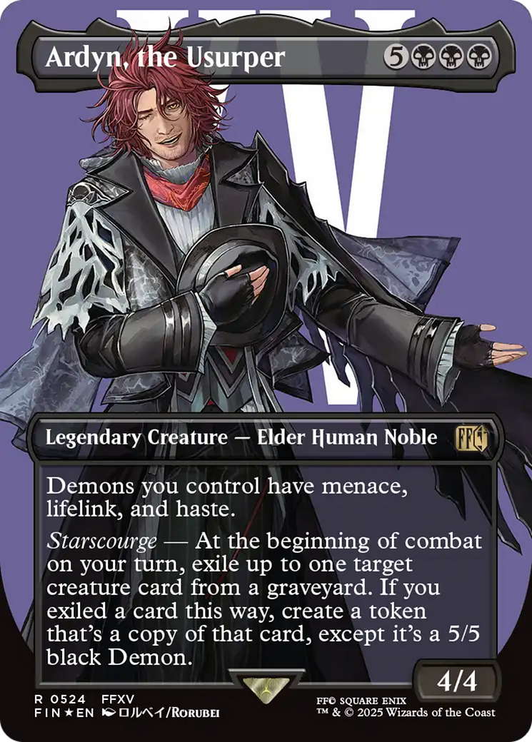 Ardyn, the Usurper (Borderless) (Surge Foil) [FINAL FANTASY] | The CG Realm