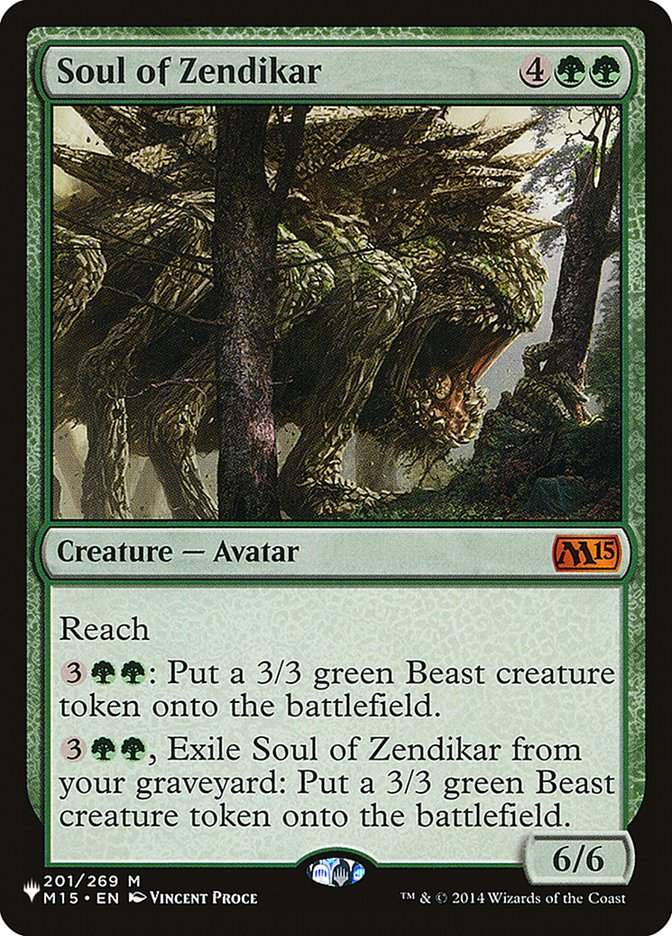 Soul of Zendikar [The List] | The CG Realm
