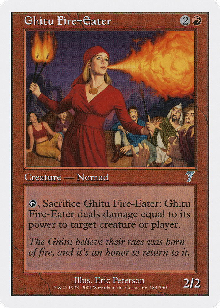 Ghitu Fire-Eater (7ED-184) - 7th Edition
