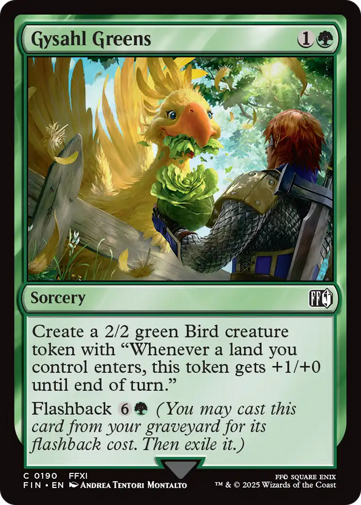 Gysahl Greens [FINAL FANTASY] | The CG Realm