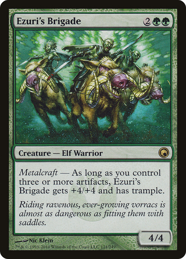 Ezuri's Brigade (SOM-121) - Scars of Mirrodin