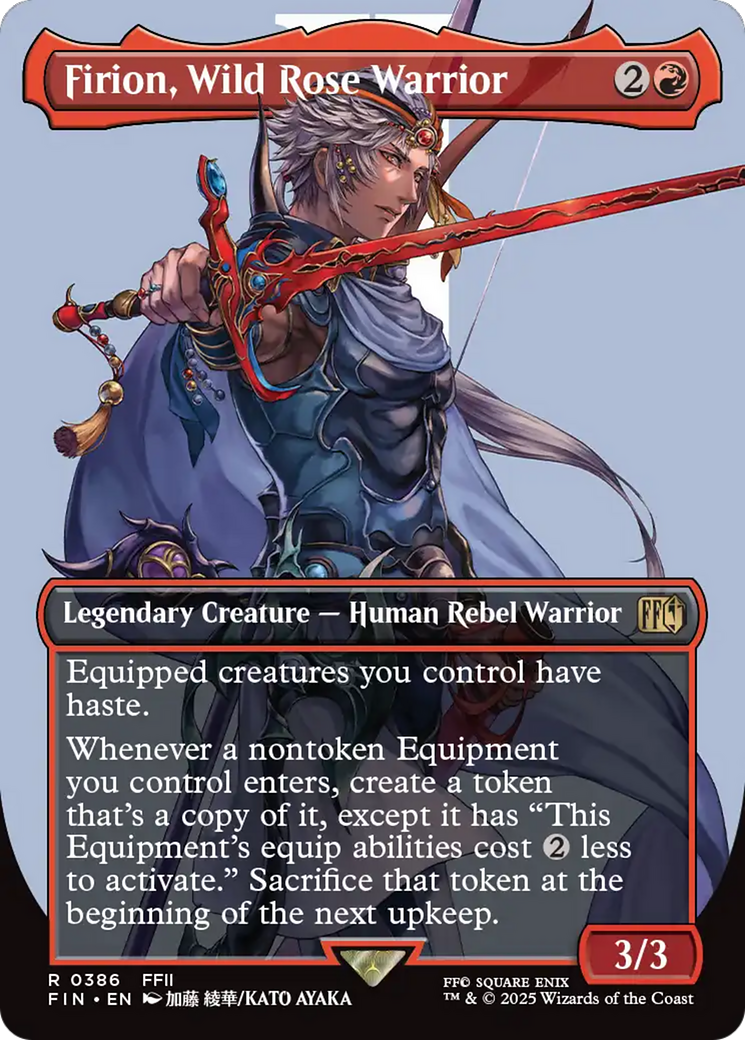 Firion, Wild Rose Warrior (Borderless) [FINAL FANTASY] | The CG Realm