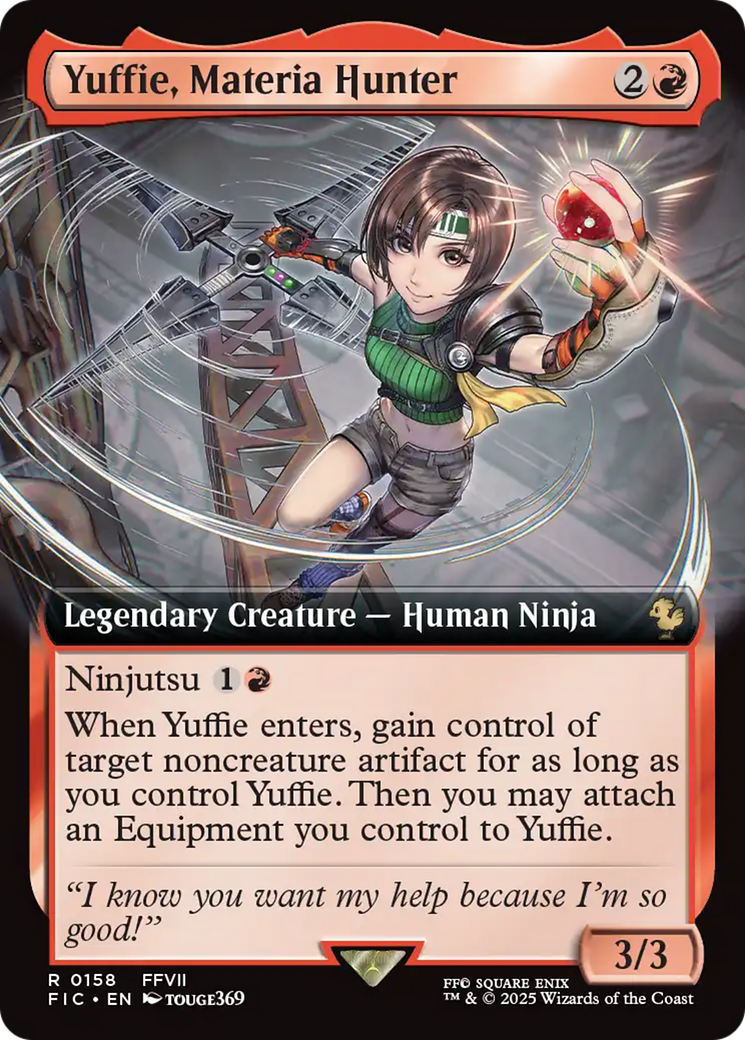 Yuffie, Materia Hunter (Extended Art) [FINAL FANTASY Commander] | The CG Realm