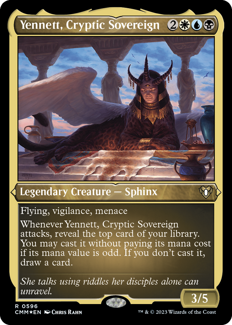 Yennett, Cryptic Sovereign (Foil Etched) [Commander Masters] | The CG Realm