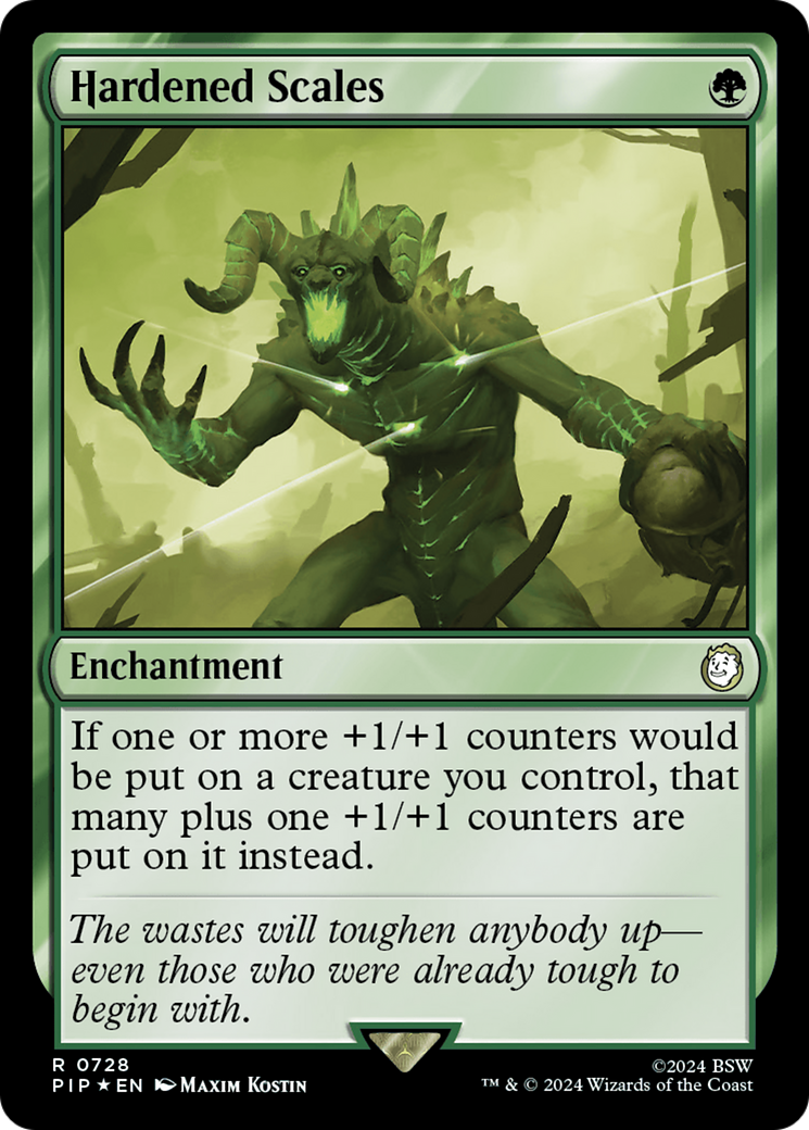Hardened Scales (Surge Foil) [Fallout] | The CG Realm