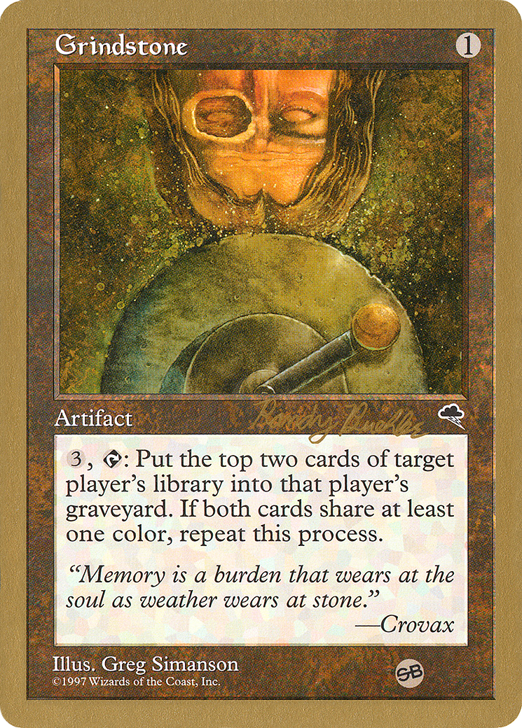 Grindstone - 1998 Randy Buehler (TMP) (SB) (WCD-) - World Championship Decks 1998
