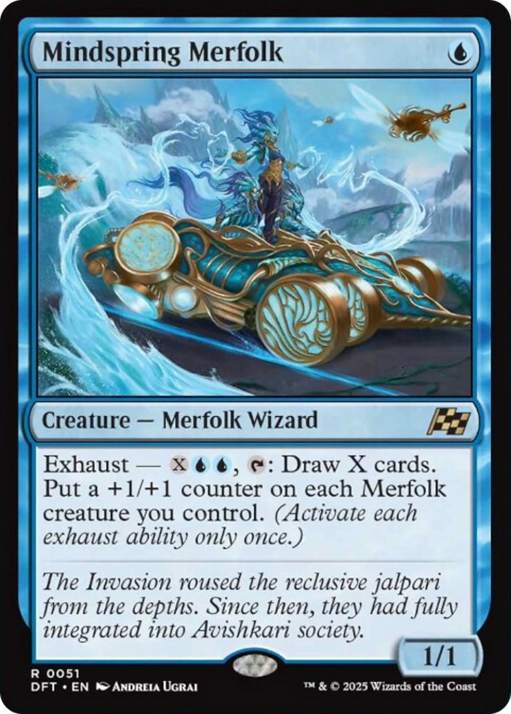 Mindspring Merfolk [Aetherdrift] | The CG Realm