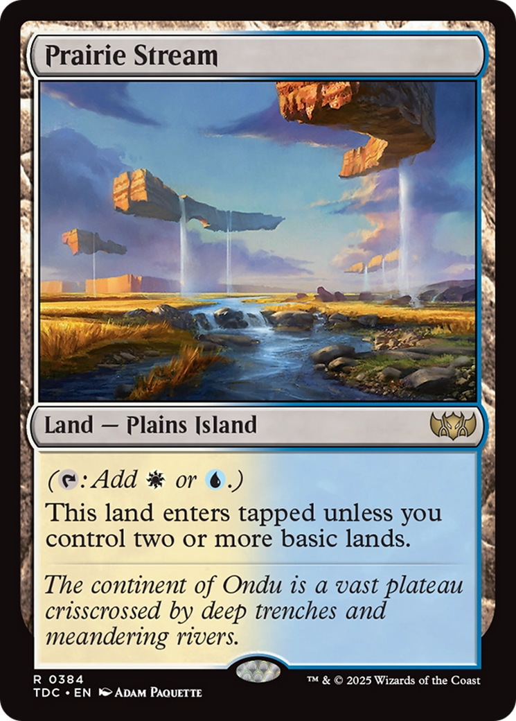 Prairie Stream [Tarkir: Dragonstorm Commander] | The CG Realm