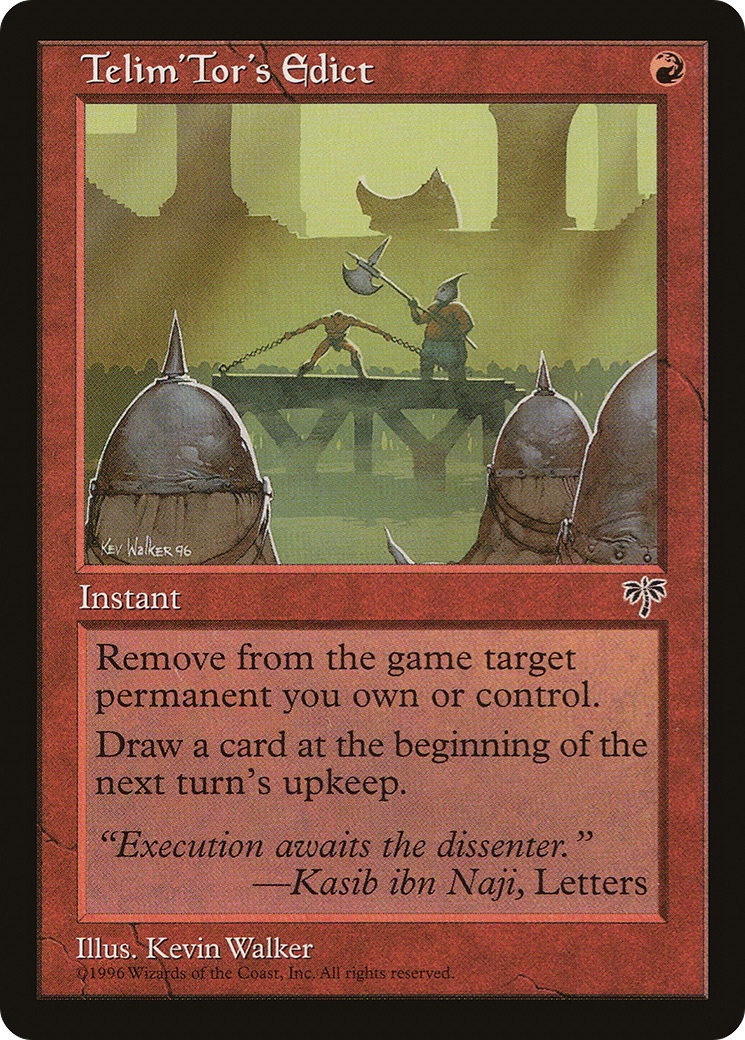 Telim'Tor's Edict (MIR-) - Mirage