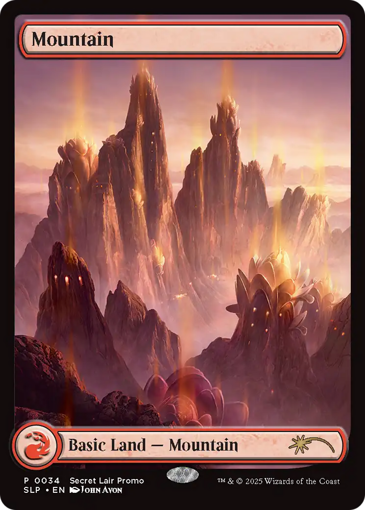 Mountain (0034) [Secret Lair Showdown] | The CG Realm