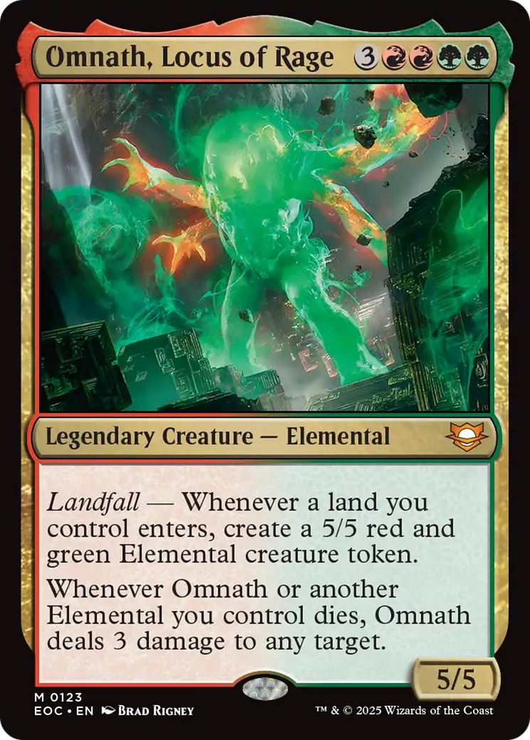 Omnath, Locus of Rage [Edge of Eternities Commander] | The CG Realm