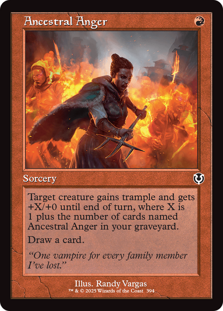 Ancestral Anger (Retro Frame) [Innistrad Remastered] | The CG Realm