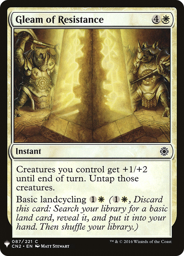 Gleam of Resistance (LIST-CN2-87) - The List