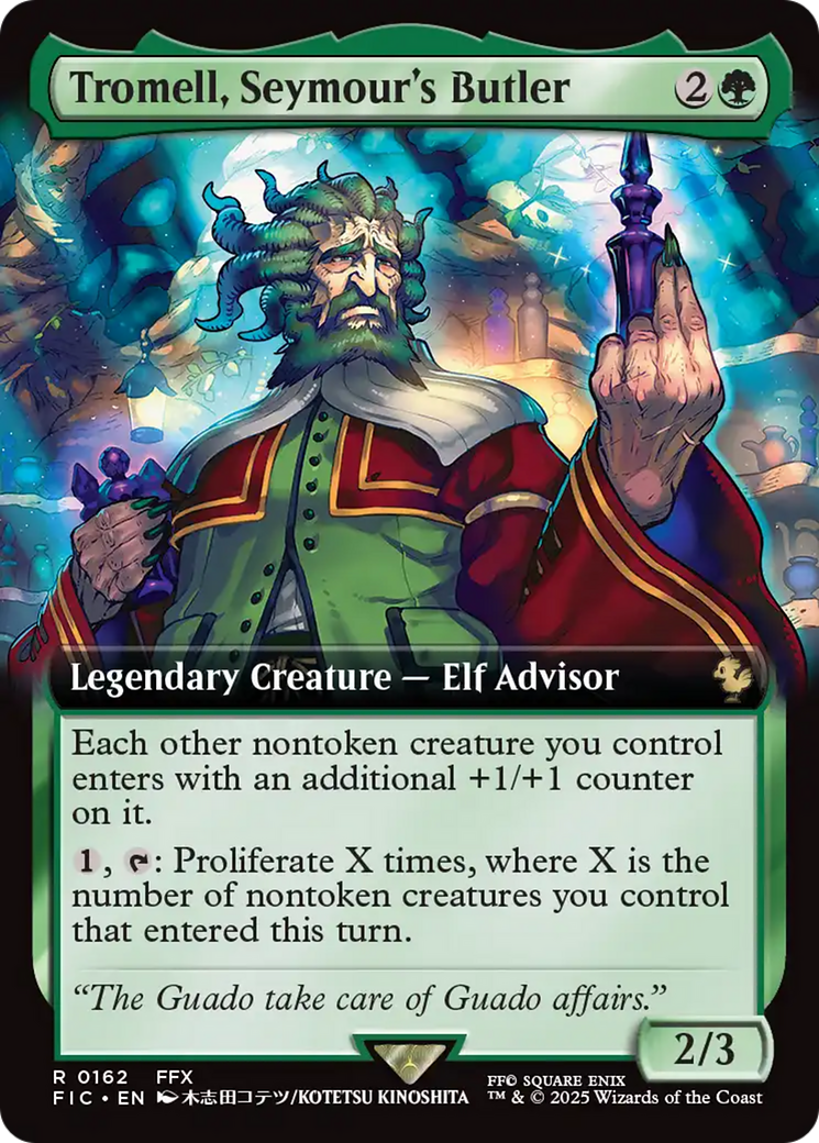 Tromell, Seymour's Butler (Extended Art) [FINAL FANTASY Commander] | The CG Realm