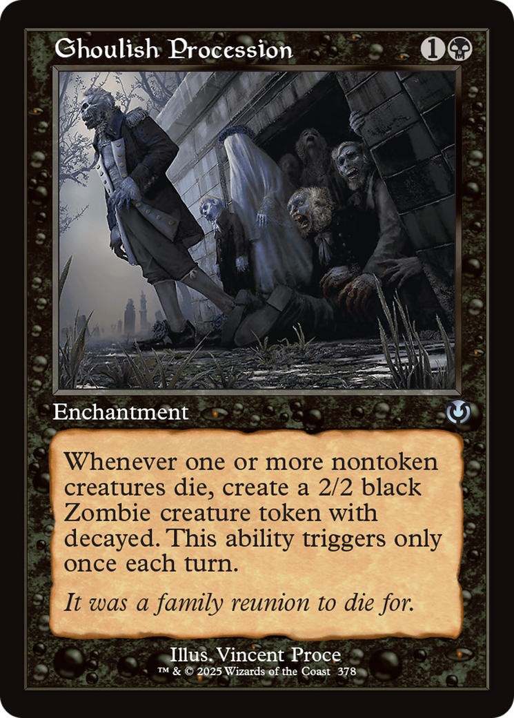 Ghoulish Procession (Retro Frame) [Innistrad Remastered] | The CG Realm