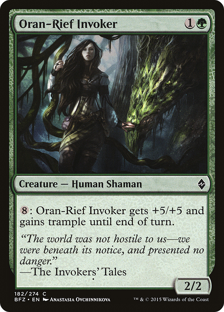 Oran-Rief Invoker (BFZ-182) - Battle for Zendikar