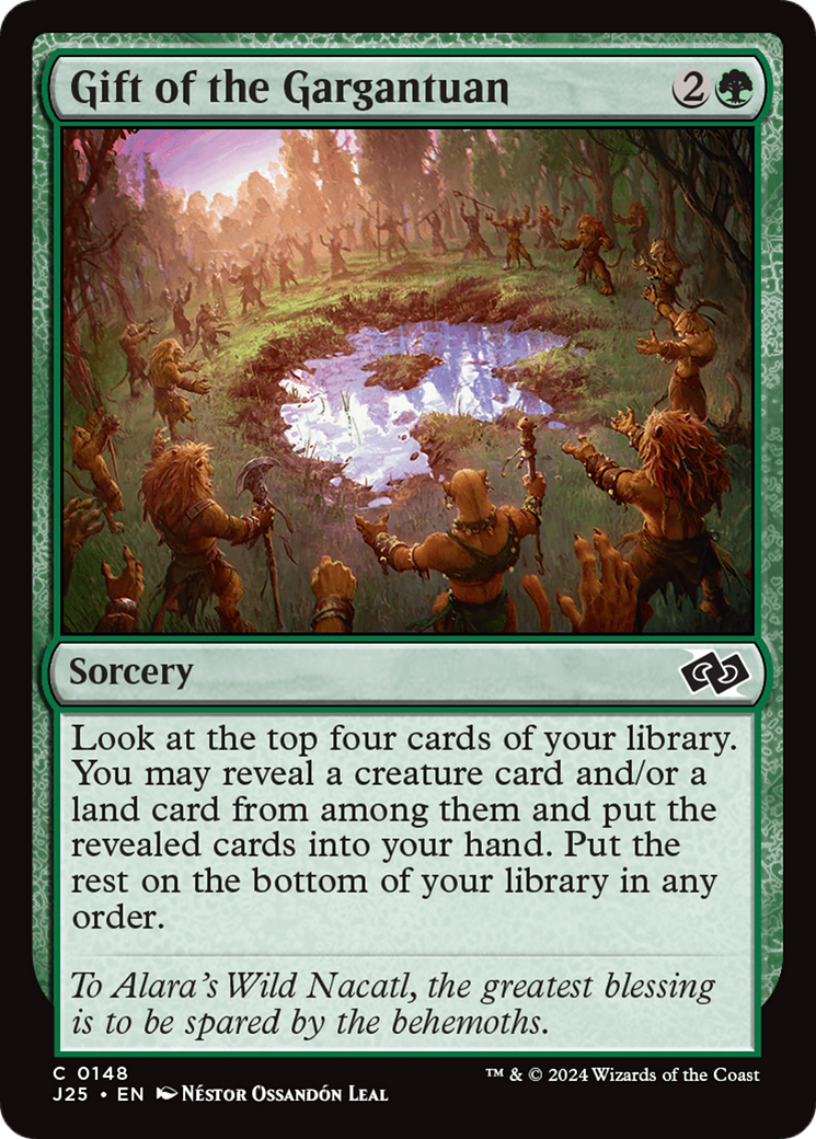 Gift of the Gargantuan [Foundations Jumpstart] | The CG Realm