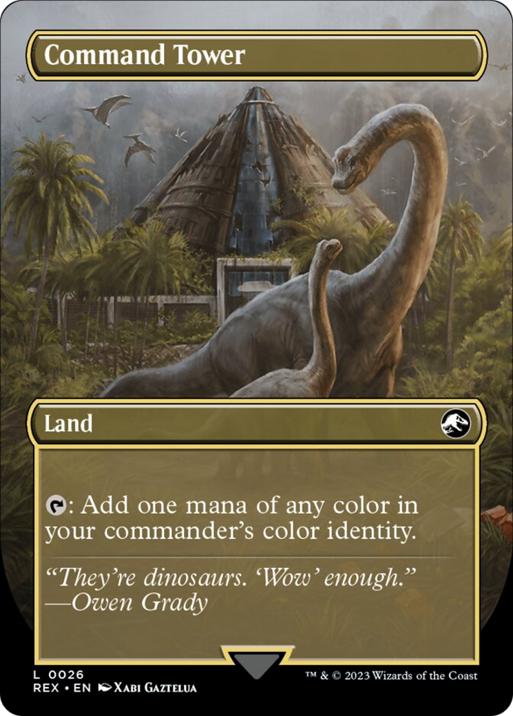 Command Tower (Borderless) (REX-026) - Jurassic World Collection
