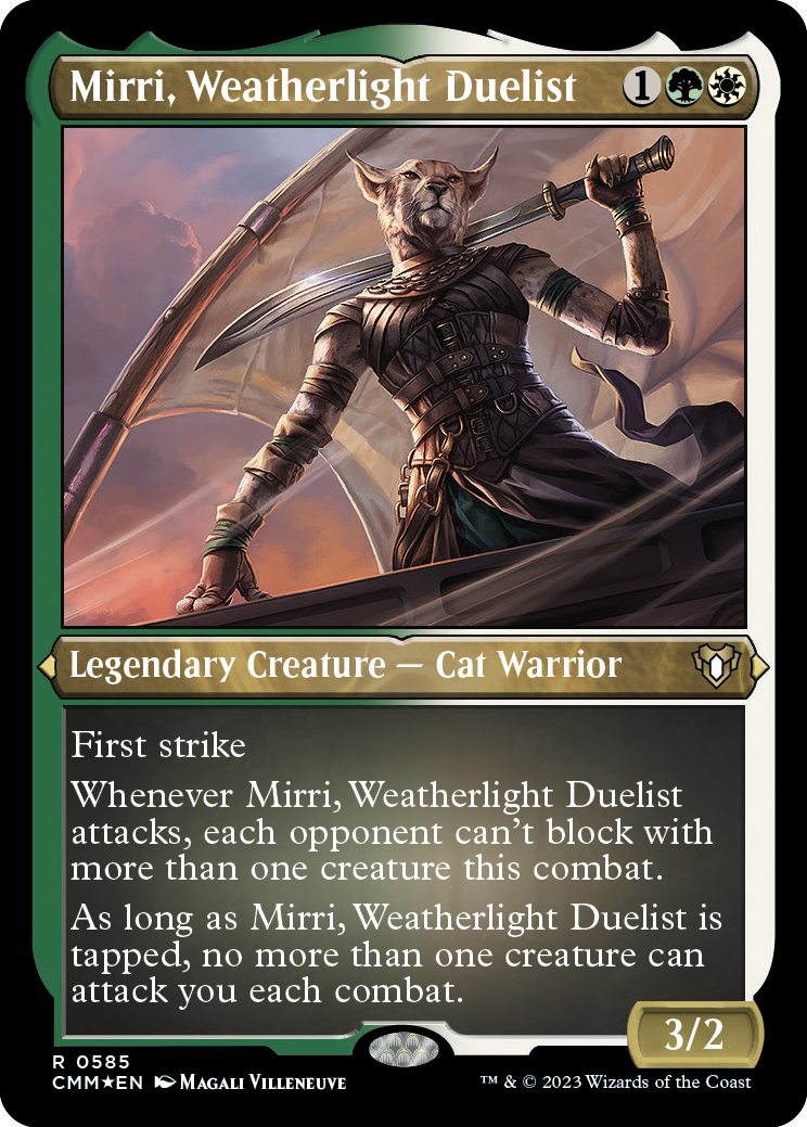 Mirri, Weatherlight Duelist (Foil Etched) [Commander Masters] | The CG Realm