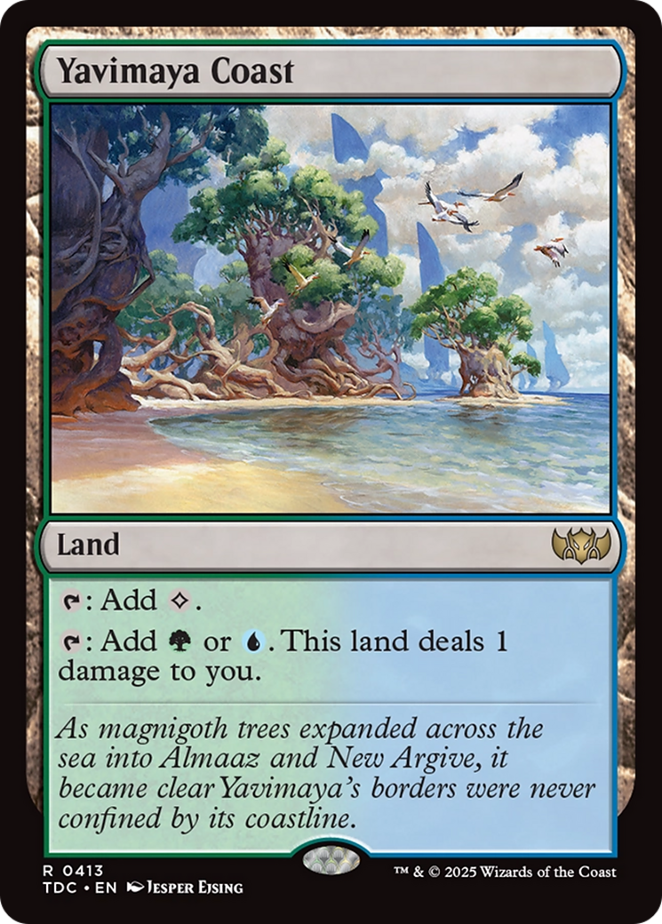 Yavimaya Coast [Tarkir: Dragonstorm Commander] | The CG Realm