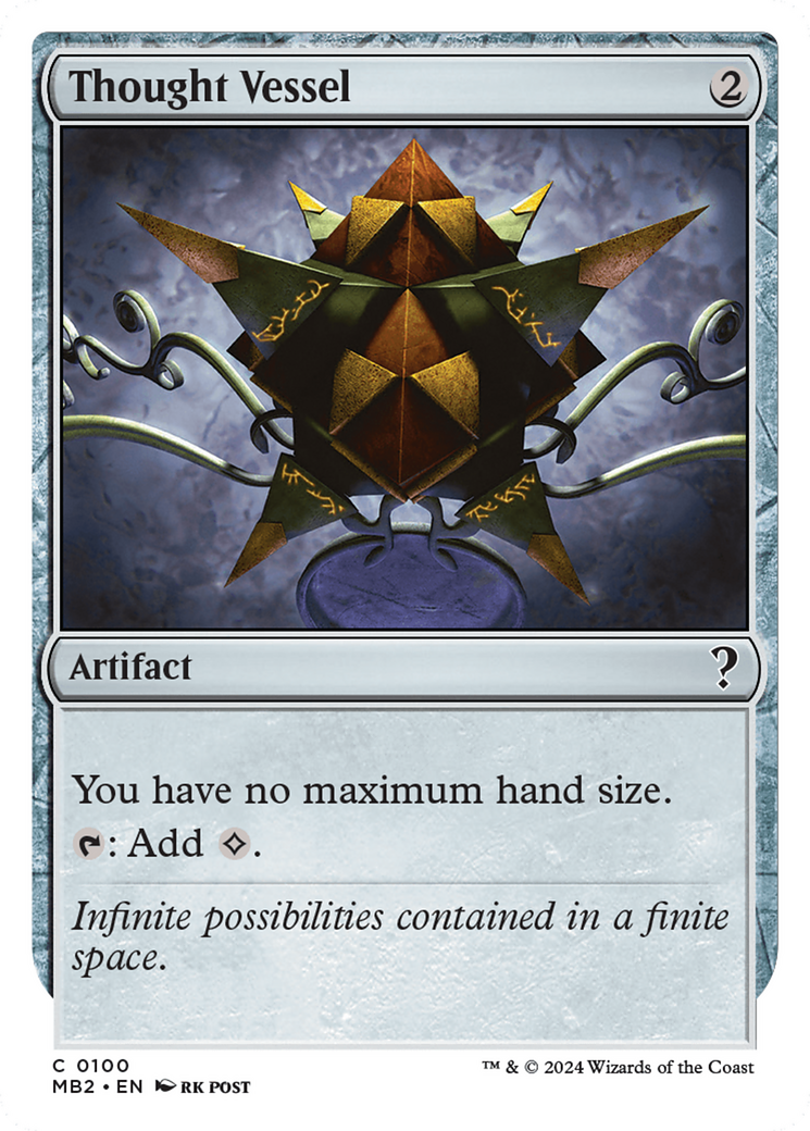Thought Vessel (White Border) [Mystery Booster 2] | The CG Realm