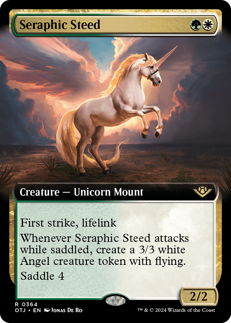 Seraphic Steed (Extended Art) [Outlaws of Thunder Junction] | The CG Realm