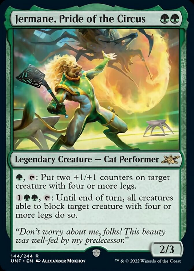 Jermane, Pride of the Circus [Unfinity] | The CG Realm