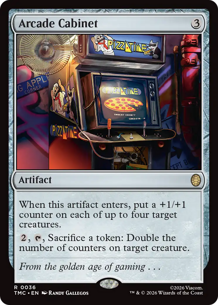 Arcade Cabinet [Teenage Mutant Ninja Turtles Commander] | The CG Realm