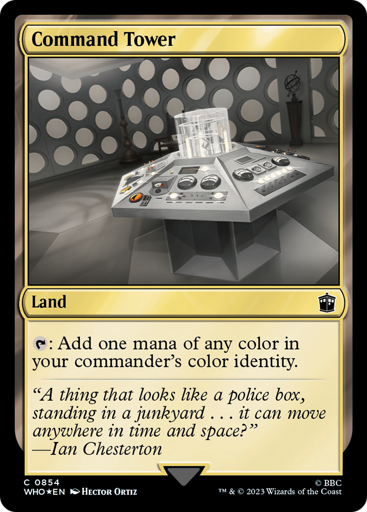 Command Tower (0854) (Surge Foil) [Doctor Who] | The CG Realm
