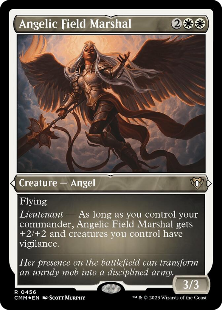 Angelic Field Marshal (Foil Etched) [Commander Masters] | The CG Realm