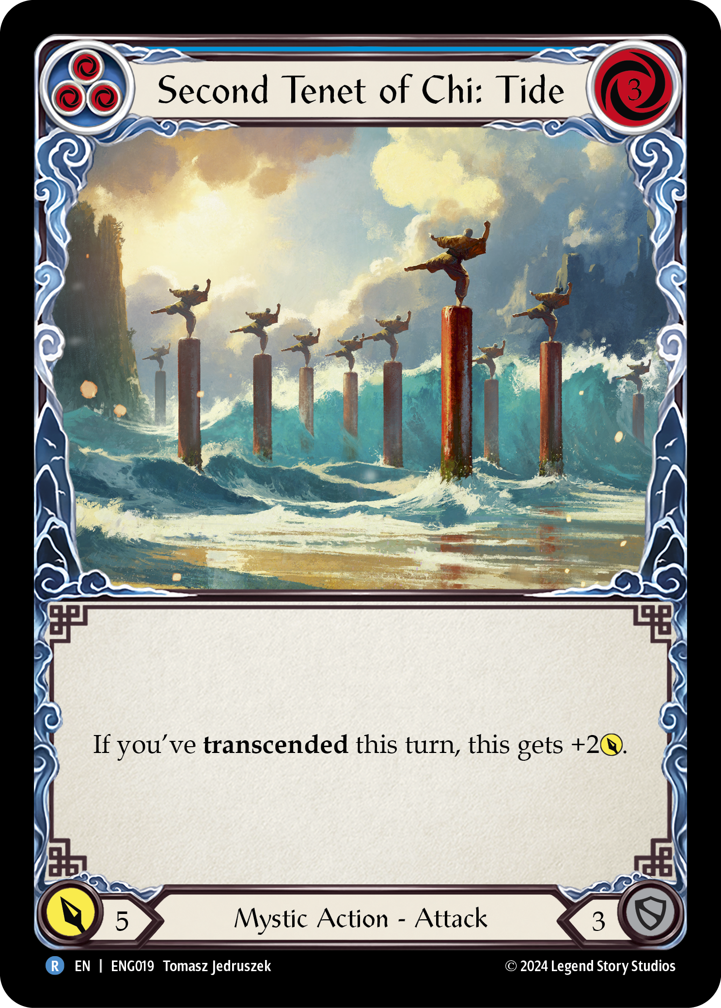 Second Tenet of Chi: Tide [ENG019] (Part the Mistveil Enigma Blitz Deck) | The CG Realm