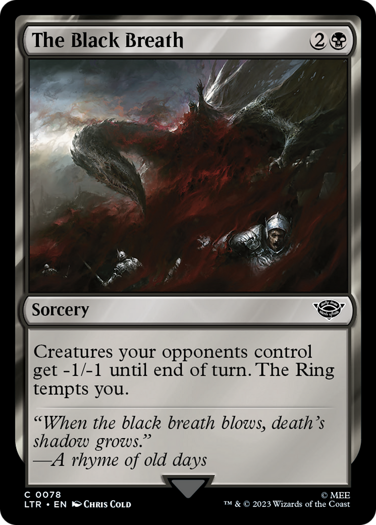 The Black Breath [The Lord of the Rings: Tales of Middle-Earth] | The CG Realm