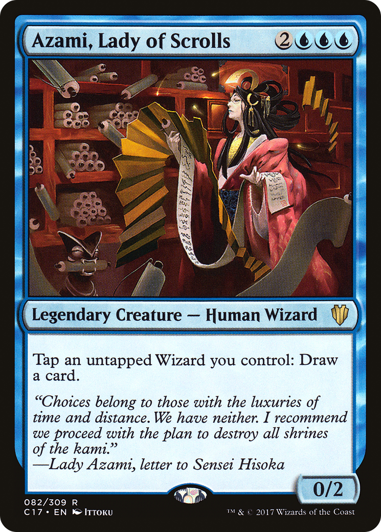 Azami, Lady of Scrolls (C17-082) - Commander 2017