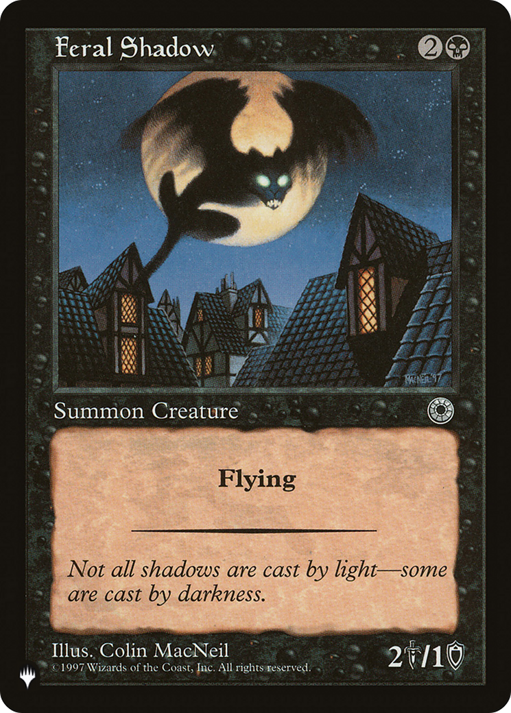 Feral Shadow [The List] | The CG Realm