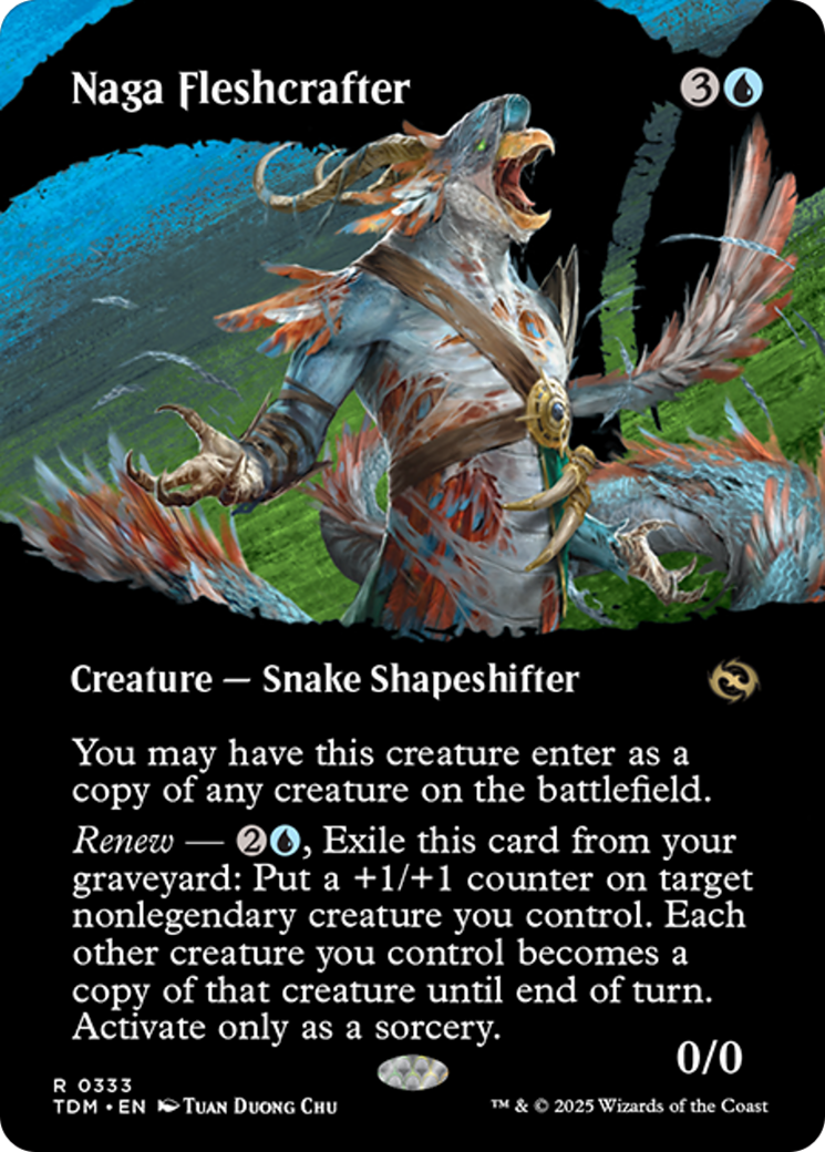 Naga Fleshcrafter (Borderless) [Tarkir: Dragonstorm] | The CG Realm