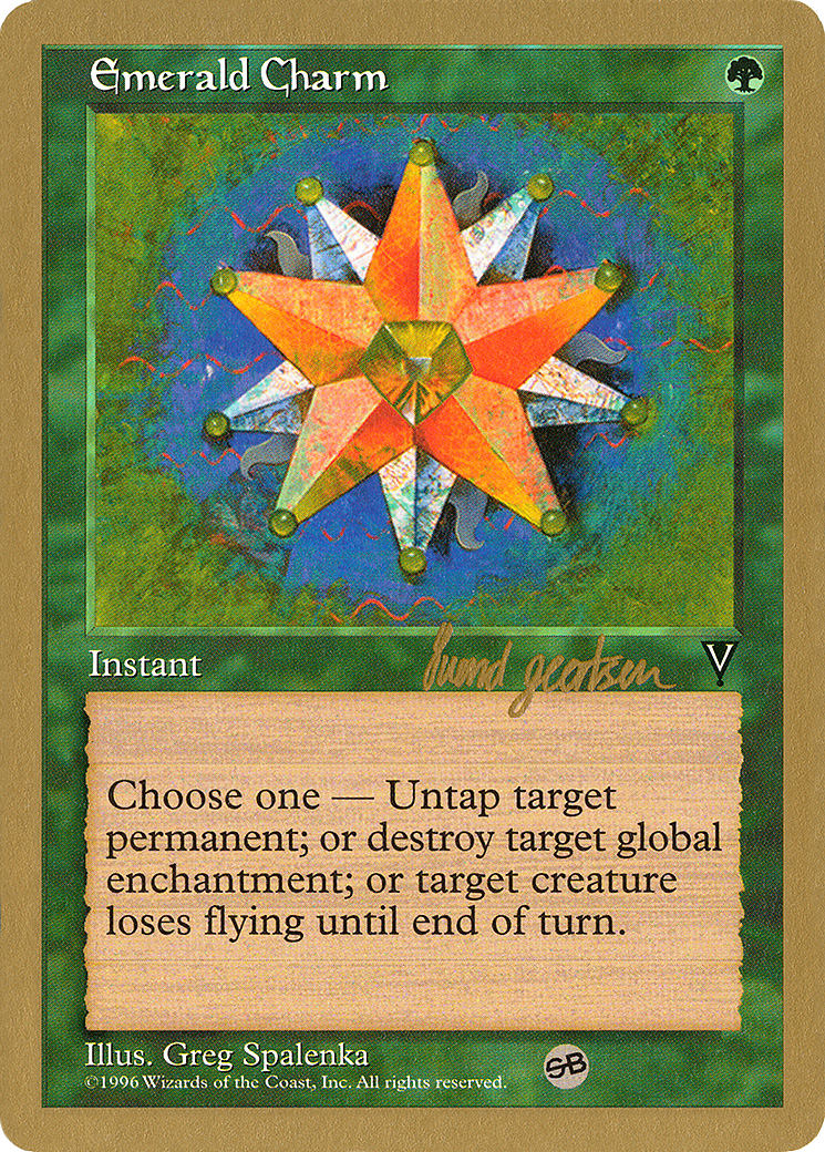 Emerald Charm - 1997 Svend Geertsen (VIS) (SB) (WCD-) - World Championship Decks 1997