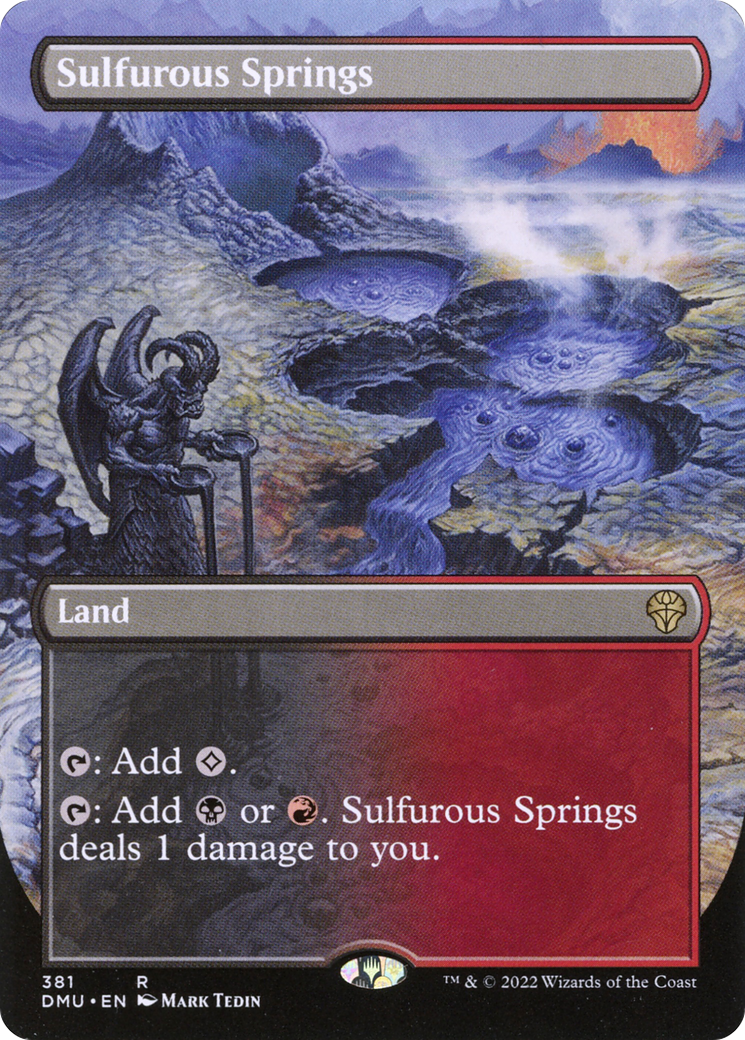 Sulfurous Springs (Borderless) (DMU-381) - Dominaria United