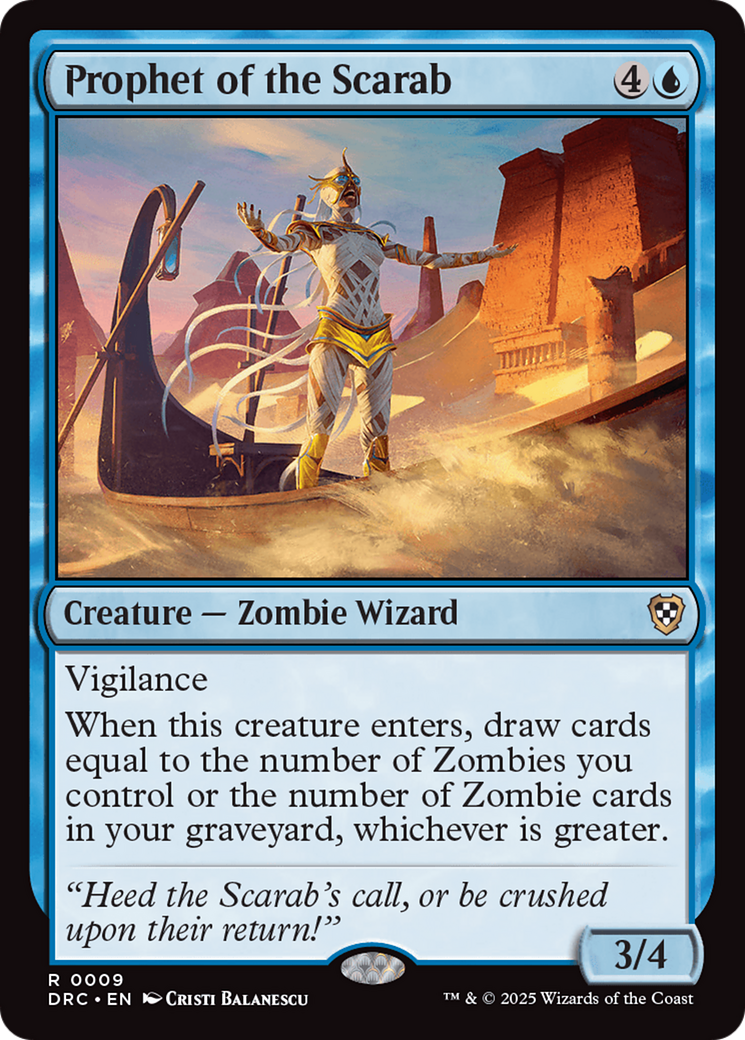 Prophet of the Scarab [Aetherdrift Commander] | The CG Realm