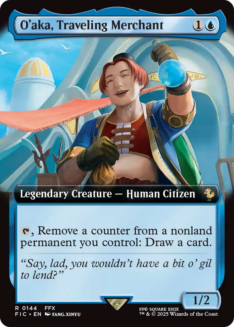 O'aka, Traveling Merchant (Extended Art) [FINAL FANTASY Commander] | The CG Realm